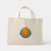 MINI TOTE BAG CRYPTO-MONNAIE BITCOIN (Dos)