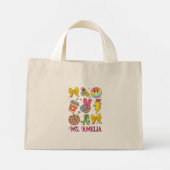 Mini Tote Bag Custom Teacher Bag, Custom Back to School Bag (Dos)