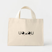 Mini Tote Bag Cute Kawaii Chien Chien Chien Chien Chien Japonais (Devant)