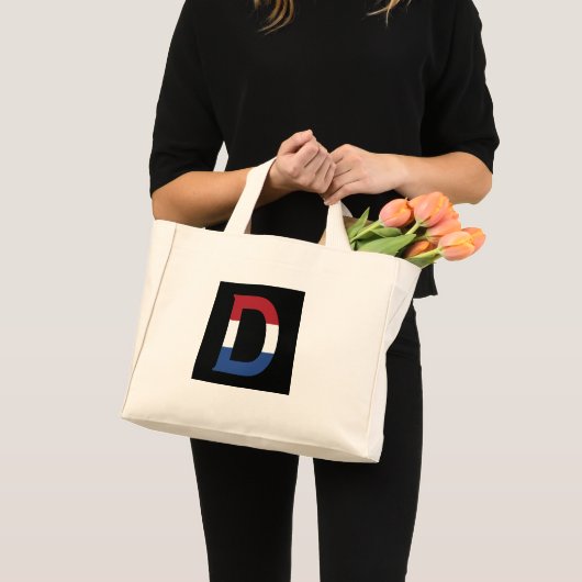 Mini Tote Bag D Monogramme superposé sur l'indicateur NLD sur la (Devant (produit))