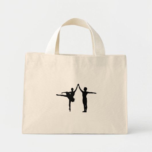 Mini Tote Bag Danseurs de ballet (Devant)