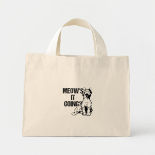 Mini Tote Bag découvrez son design amoureux des chats