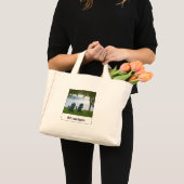 Mini Tote Bag Des chaises vides en Adirondack face à un lac à Ne (Devant (produit))
