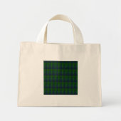 Mini Tote Bag Dessin abstrait MODERNE vert-mosaïque d'olive minu (Devant)