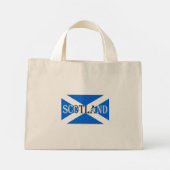 Mini Tote Bag Drapeau écossais écossais tcnt inversé (Dos)