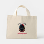 Mini Tote Bag Drapeau Gorilla Amérique (Dos)