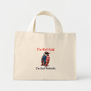 Mini Tote Bag Drapeau Penguin Amérique