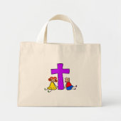 Mini Tote Bag Enfants chrétiens (Devant)