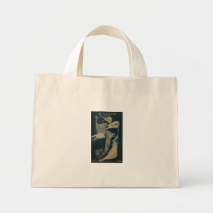 Mini Tote Bag Enigma bleu