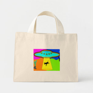 Mini Tote Bag Enlèvement d'Aliens