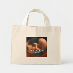 Mini Tote Bag "Et mon choix ?"