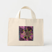 Mini Tote Bag Étoile rose (Devant)