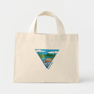 Mini Tote Bag Famille personnalisée Voyage de route dans la mont