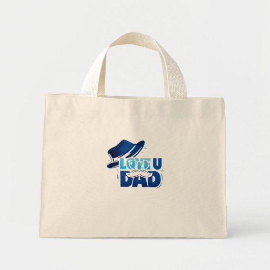 Mini Tote Bag father's day (Devant)