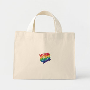 Mini Tote Bag Fière de l'avenir de la fierté unie