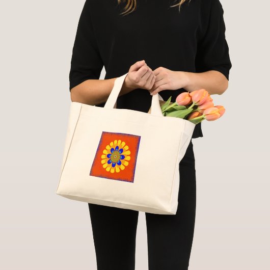 Mini Tote Bag Fleur (Devant (produit))