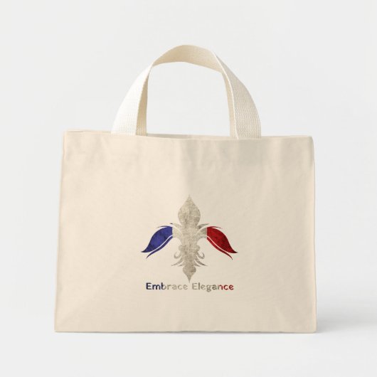 Mini Tote Bag Fleur-de-lis (Devant)