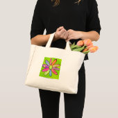 Mini Tote Bag FlowerPower ! (Devant (produit))