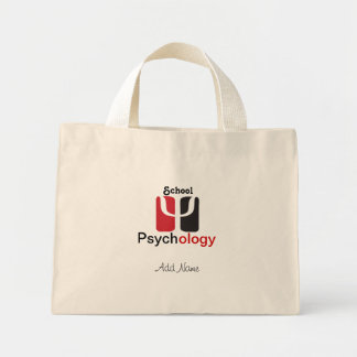 Mini Tote Bag Fourre-tout du psychologue de l'école sur mesure