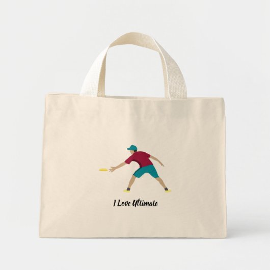 Mini Tote Bag Frisbee ultime (Devant)