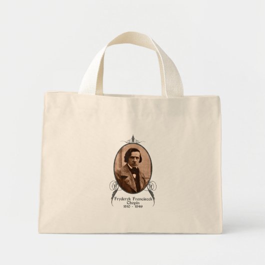 Mini Tote Bag Fryderyk Chopin (Devant)