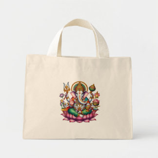 Mini Tote Bag Ganesha Dieu de la Fortune