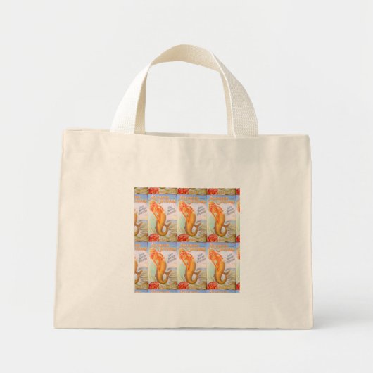 Mini Tote Bag golden mermaids tote (Devant)