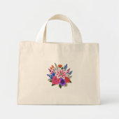 Mini Tote Bag Gorgeous Bouquet (Devant)