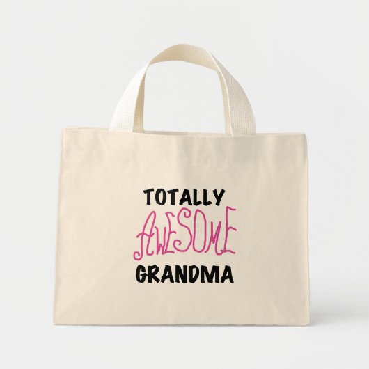 Mini Tote Bag Grand-maman totalement impressionnante - T-shirts (Devant)