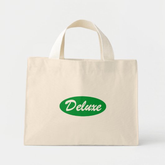 Mini Tote Bag Green Deluxe (Devant)