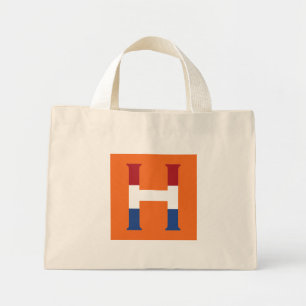 Mini Tote Bag H Monogramme superposé sur l'indicateur NLD sur ou