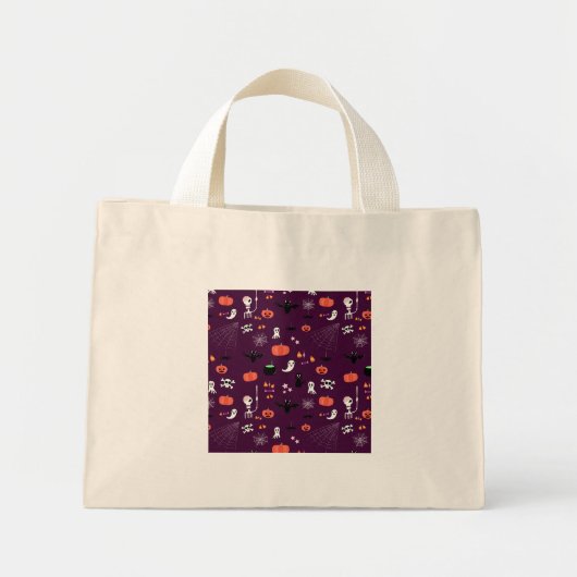 Mini Tote Bag Halloween (Devant)