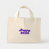 Mini Tote Bag Happy 2026 (Devant)
