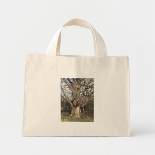 Mini Tote Bag Happy Tree bag (Devant)