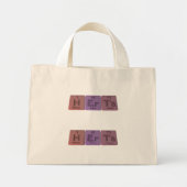 Mini Tote Bag Herta comme Hydrogène Erbium Tantalum (Devant)