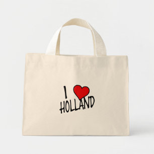 Mini Tote Bag I Heart Holland bk tcnt