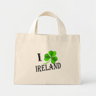 Mini Tote Bag I Irlande Shamrock bk tct