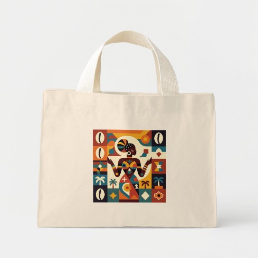 Mini Tote Bag Impératrice de l'Abondance (Devant)