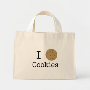 Mini Tote Bag J'aime les biscuits