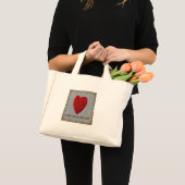 Mini Tote Bag Jamais avec toi (Devant (produit))