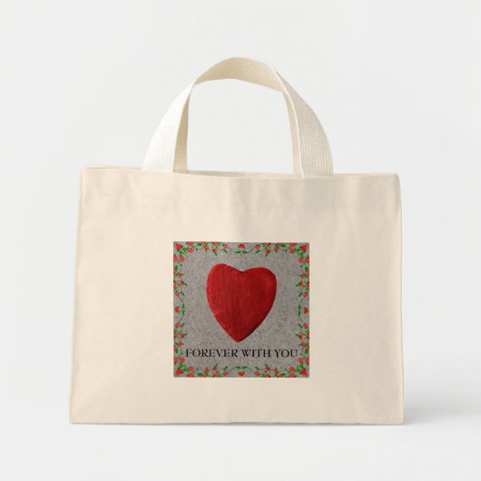 Mini Tote Bag Jamais avec toi (Devant)
