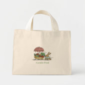 Mini Tote Bag Jardin frais (Devant)
