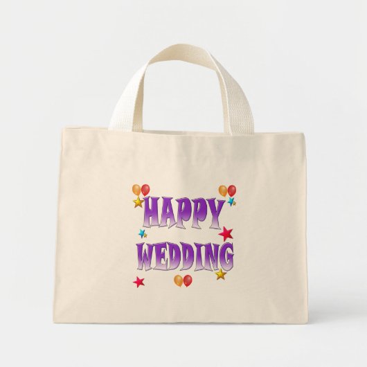 MINI TOTE BAG JOYEUX MARIAGE (Devant)
