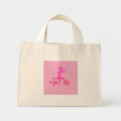 Mini Tote Bag juste une fille (Devant)