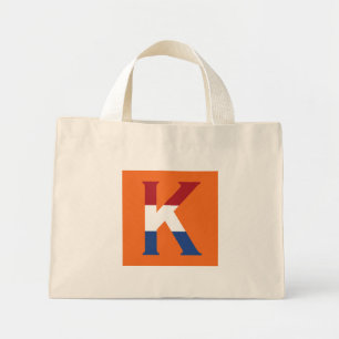 Mini Tote Bag K Monogramme superposé sur l'indicateur NLD ou ttt