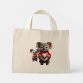 Mini Tote Bag Koala Cuddle : Minuscule Fourre-tout" (Dos)