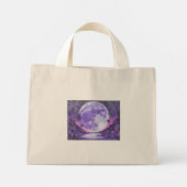Mini Tote Bag L'autocollant de lune impossible (Dos)
