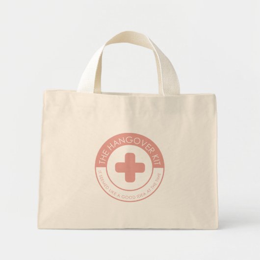 Mini Tote Bag Le kit Hangover (Devant)