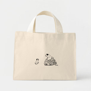 Mini Tote Bag Le partage est difficile
