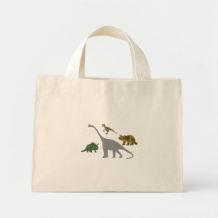 Mini Tote Bag Les 4 Dinos
